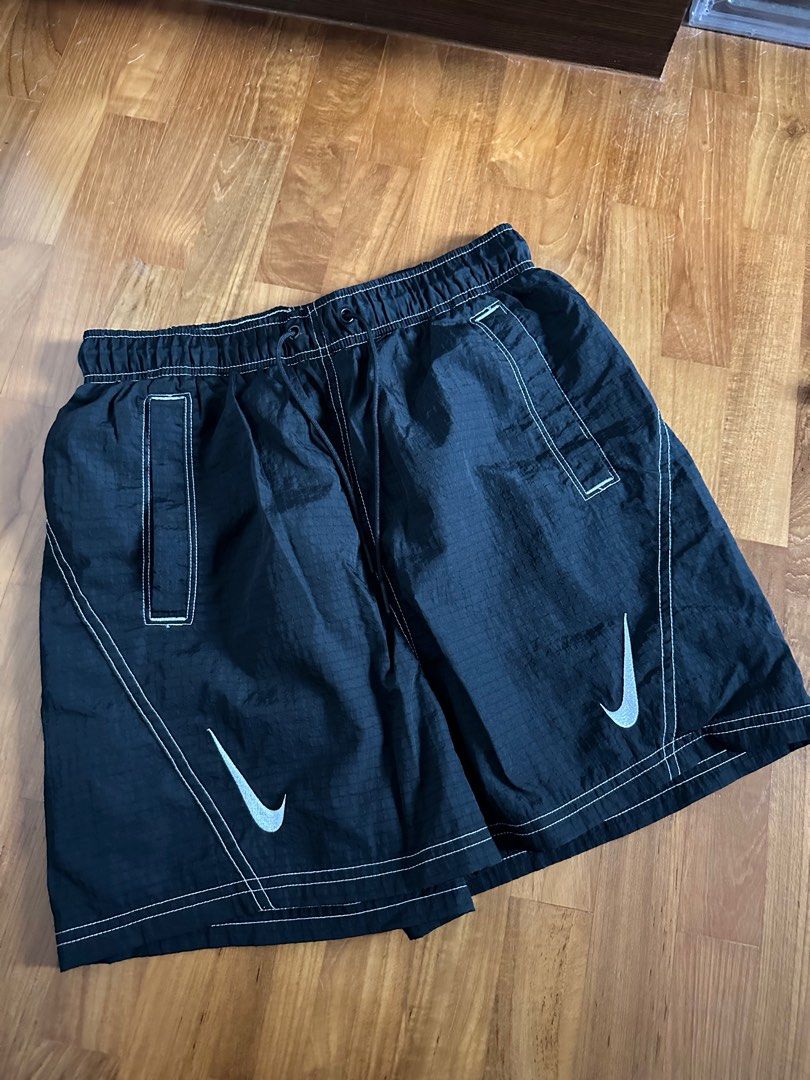 double swoosh shorts