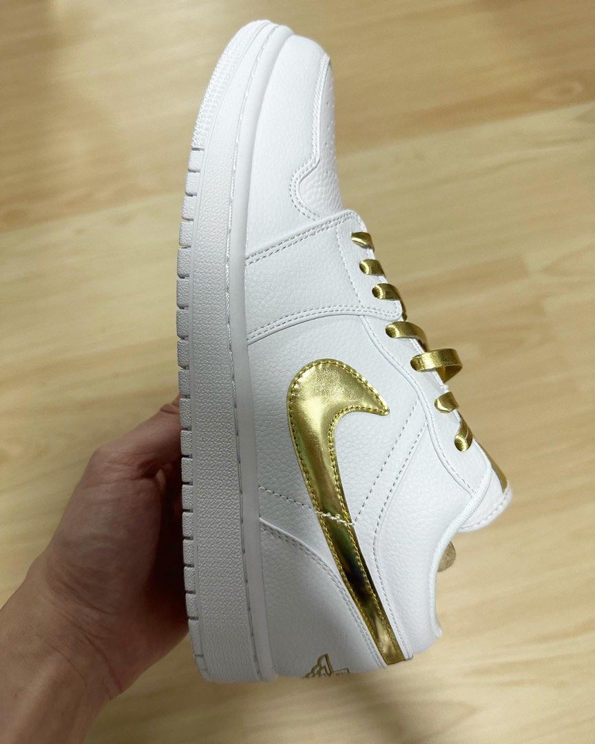 Jordan 1 Low White Gym Red Black (GS) – Court Order
