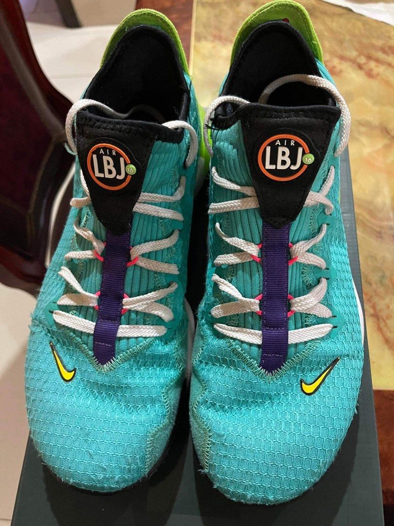 NIKE LEBRON XVI LOW HYPER JADE Men s Fashion Footwear Sneakers on Carousell