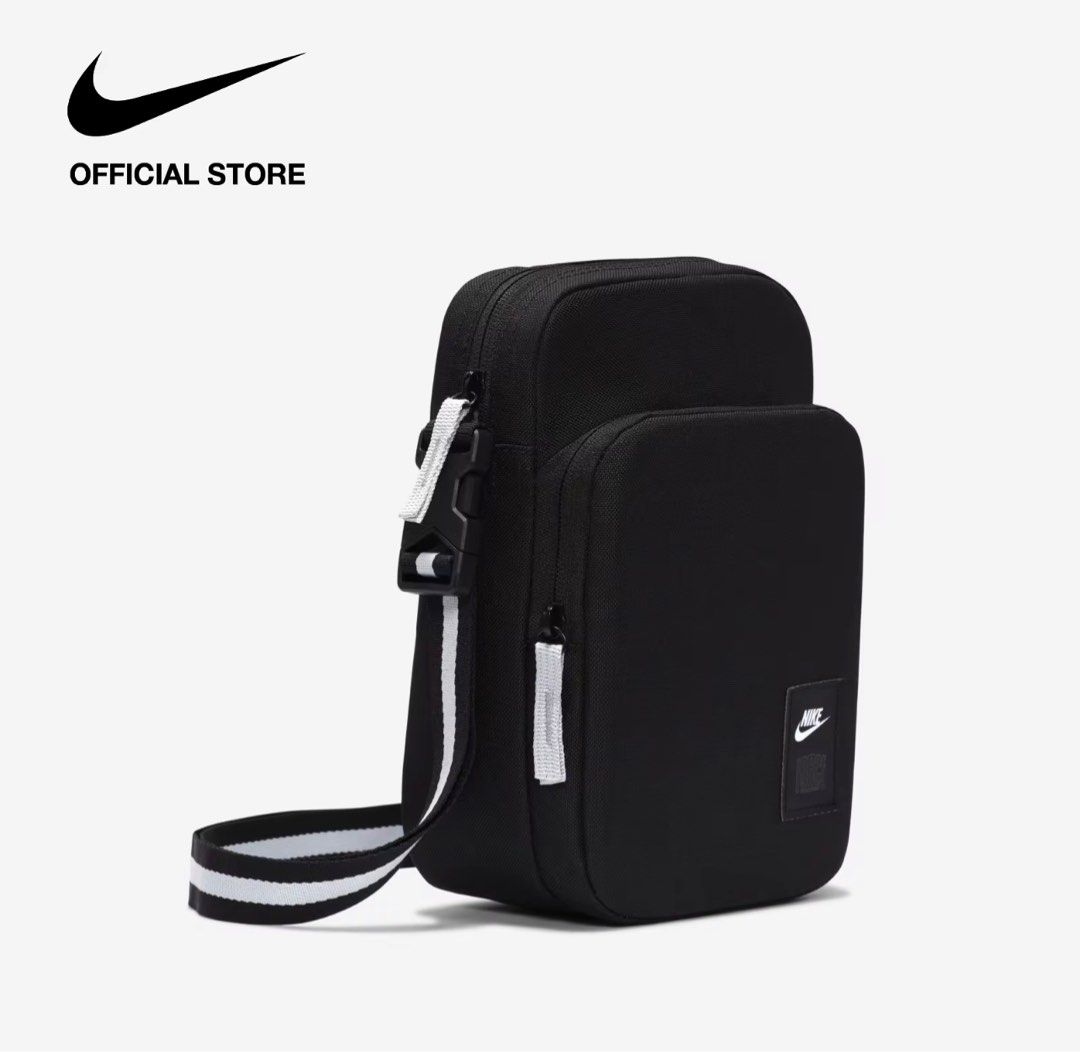 Nike Unisex Heritage Force Crossbody Bag Black, Men's Fashion, Bags