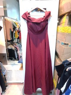 OFF SHOULDER LONG GOWN