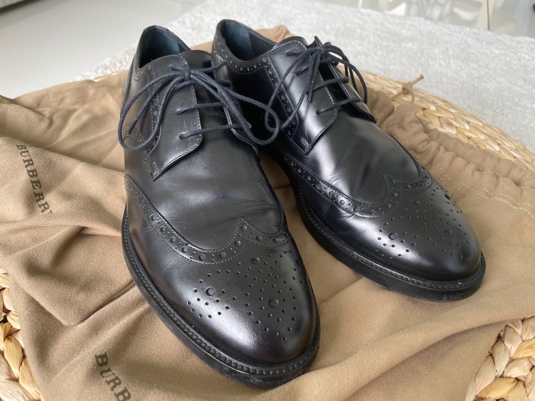 Burberry Men's Wingtip Oxford Shoes