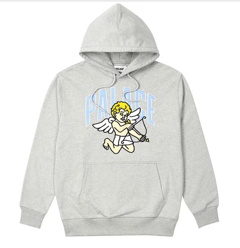 PALACE Temptation Hoodie (Grey Mark)    👼🏻 💘, 男裝, 上身及套裝