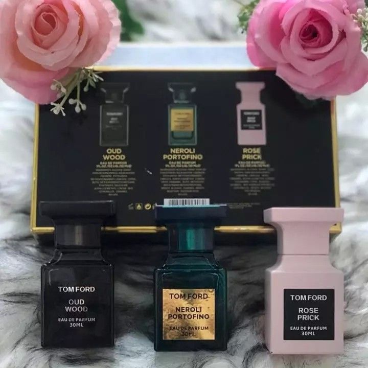 Perfume Tom Ford miniature perfume gift set 3 in 1, Beauty & Personal Care,  Fragrance & Deodorants on Carousell