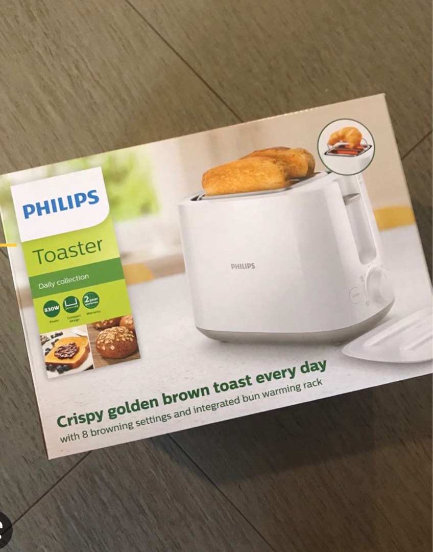 PHILIPS Daily Collection Toaster With 8 Settings and Integrated Bun