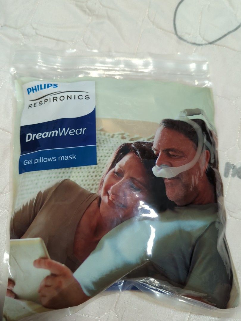Philips dreamwear Gel pillows Mask full set, Health & Nutrition, Face