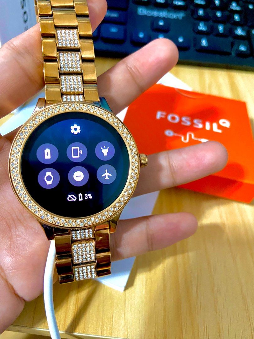 Fossil q venture gen 3 rose gold top