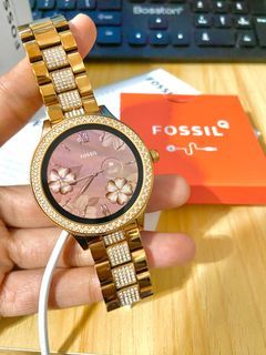 Preloved Original Fossil Q Venture Smart Watch Rose Gold