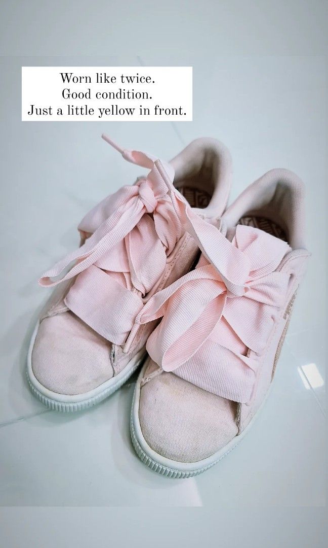 Puma baby pink shoes outlet