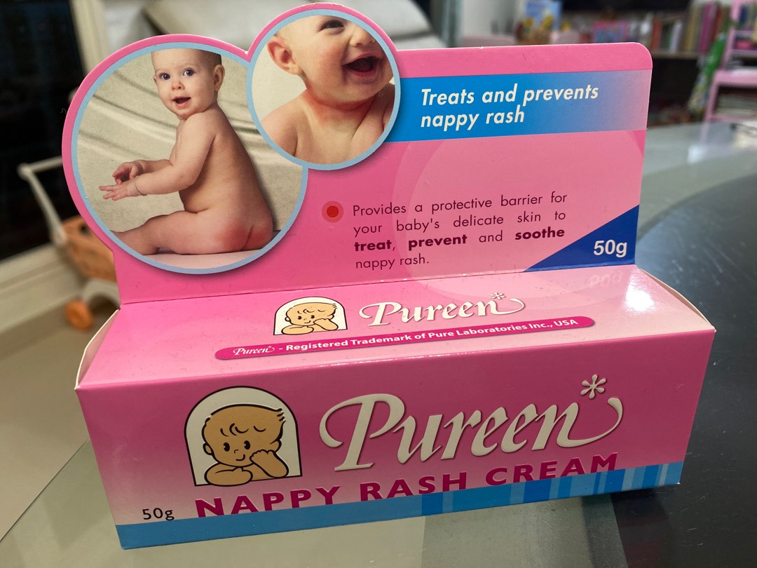 Pureen Nappy Rash Cream 50g, Babies & Kids, Bathing & Changing, Baby