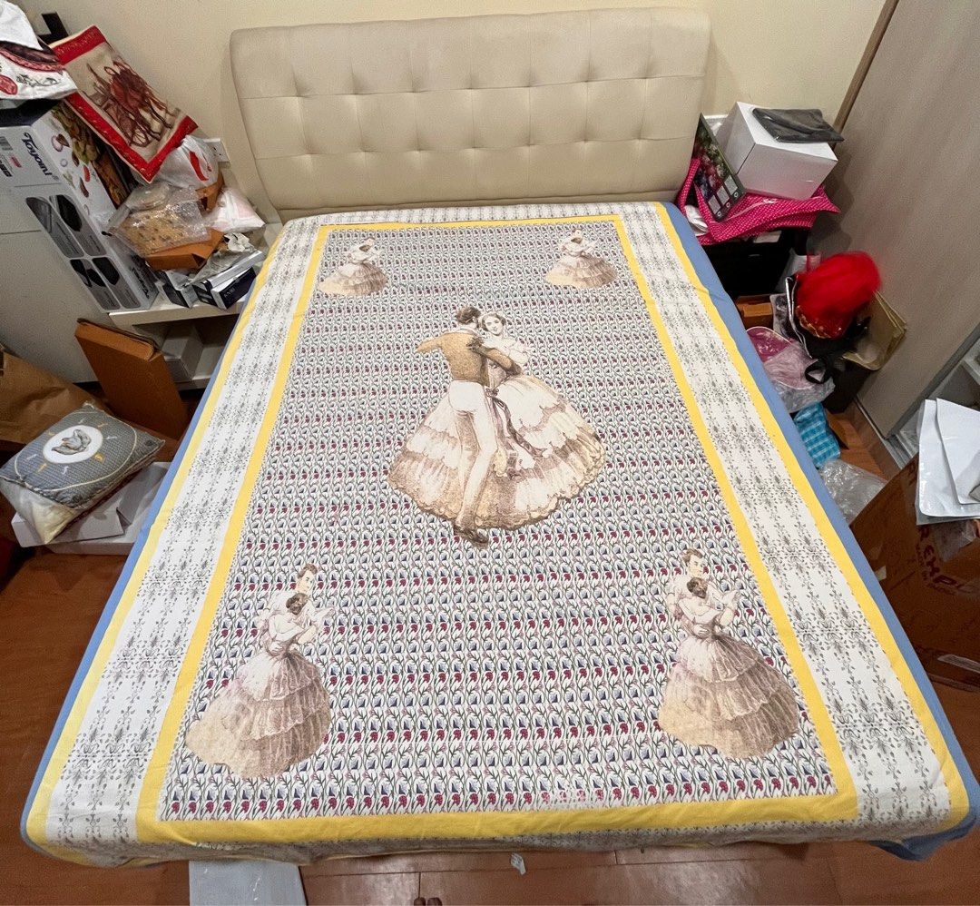 Queen Size Bed with Mattress, Furniture & Home Living, Furniture, Bed