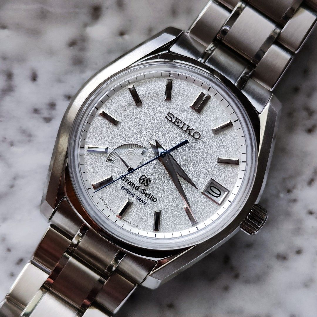 Rare] SBGA125 Grand Seiko GS 40MM 55TH Anniversary Limited Production of  1000 “Blizzard” 62GS 9R65 Spring Drive High Intensity Titanium Watch, Men's  Fashion, Watches & Accessories, Jewelry on Carousell