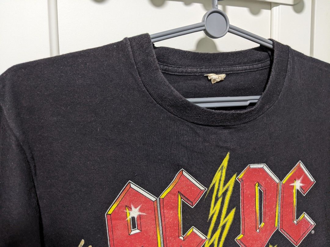 Rare Vintage AC/DC Tour T-Shirt, Men's Fashion, Tops & Sets, Tshirts ...