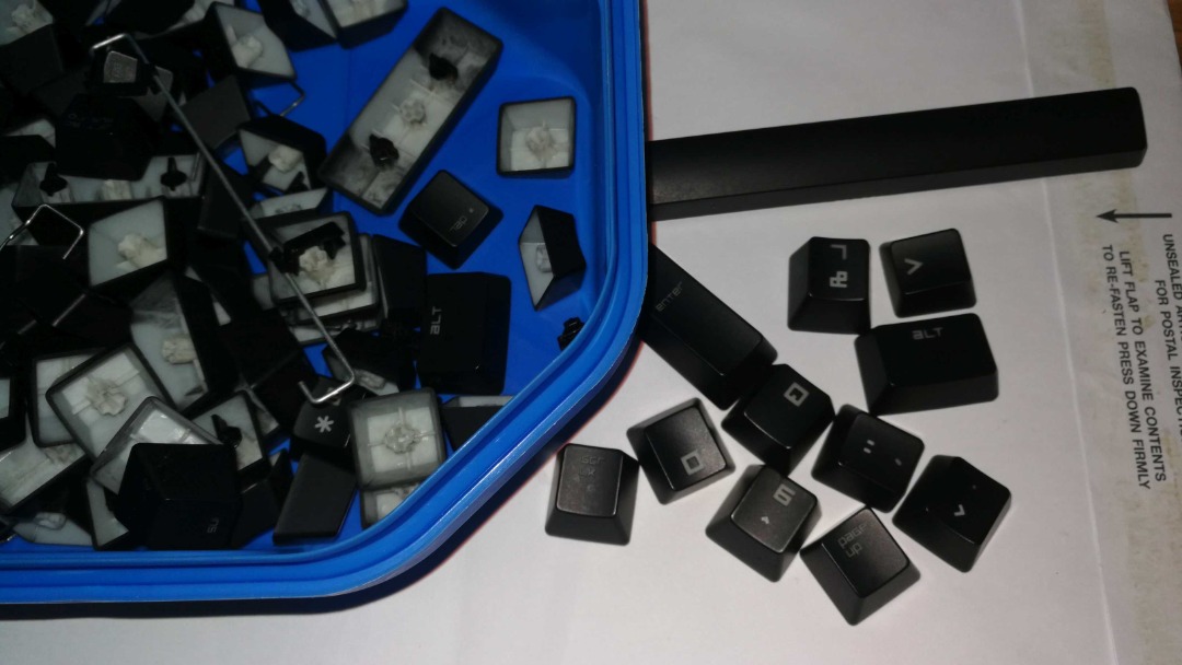 Razer Chroma original keycaps full set, Computers & Tech, Parts ...