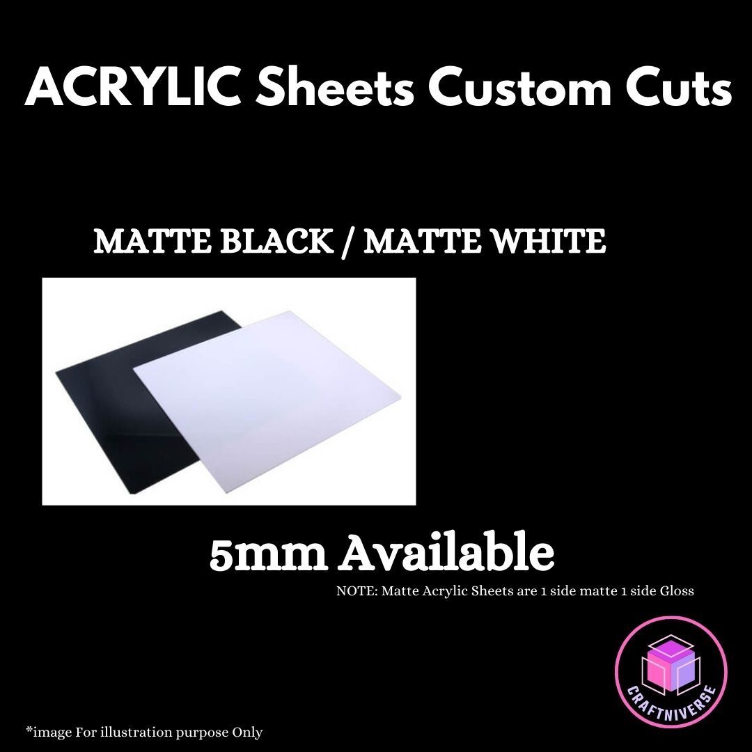 Matte acrylic clearance