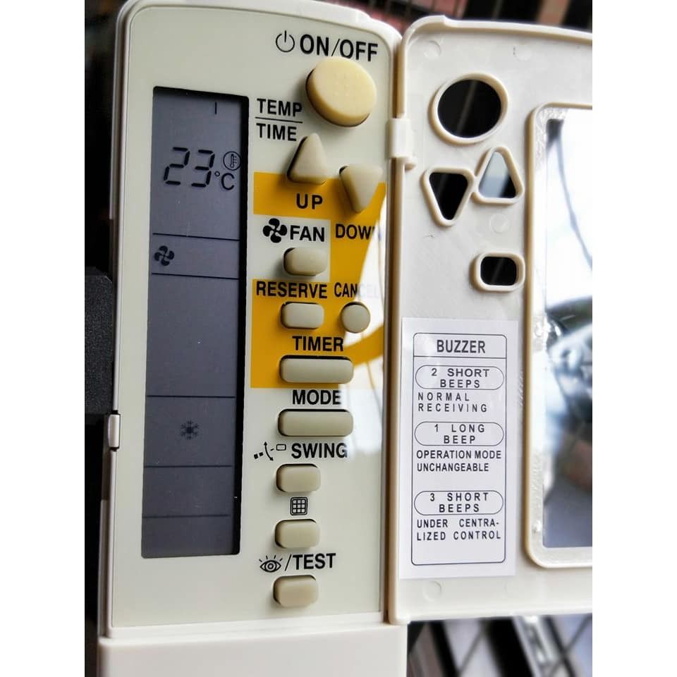 Replacement for DAIKIN AirCon Remote Control (Singapore) BRC4C151