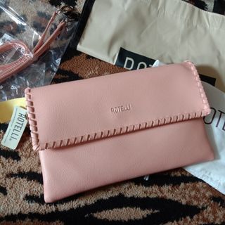 Rotelli Tas Clutch Peach Ori Mall