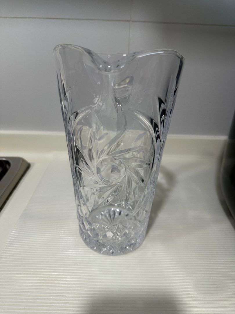 Royal Rocks King Crystal Pitcher Set (7 pieces), Furniture & Home
