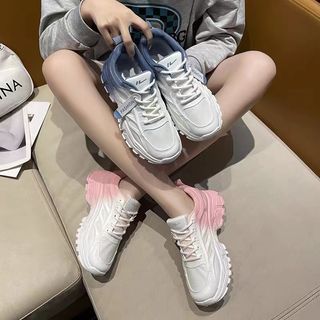 Rubber shoes for women korean thick bottom