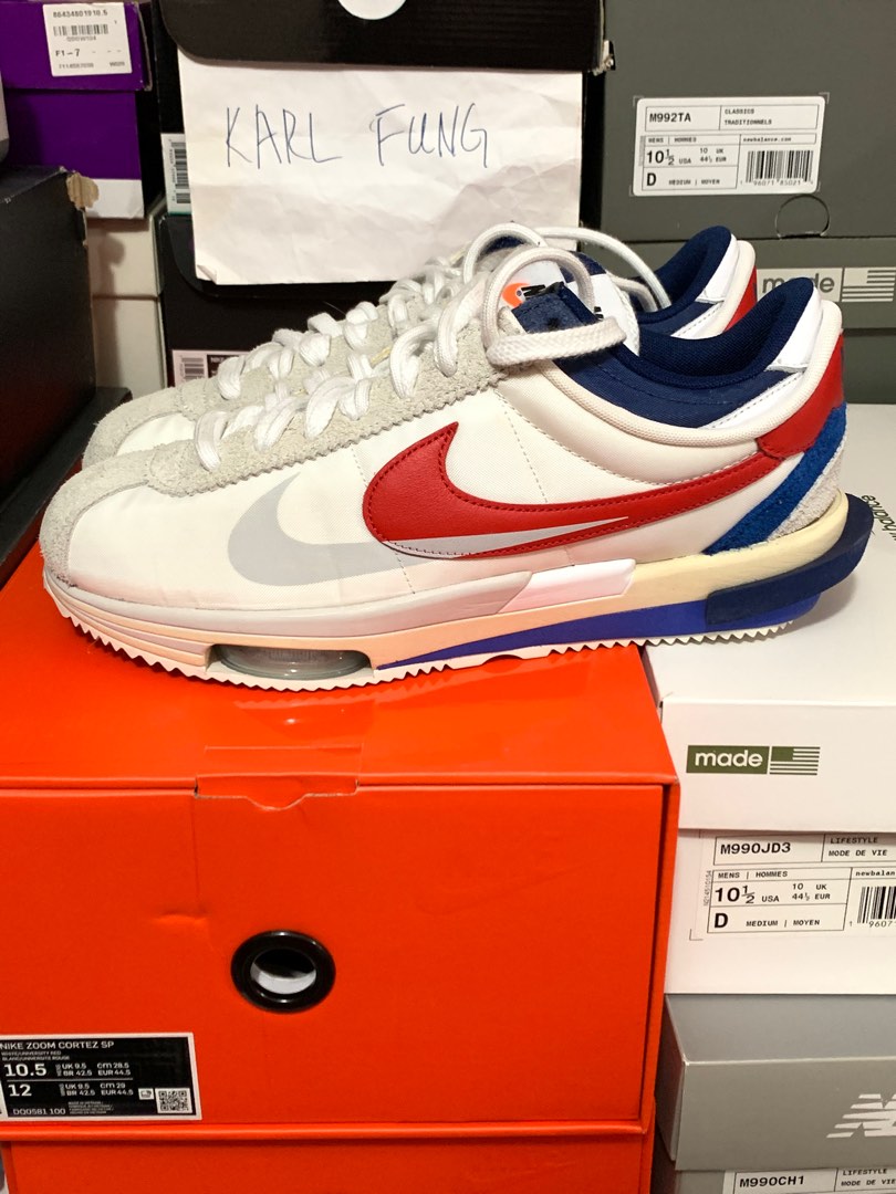 Sacai x Nike Zoom Cortez 4.0 Forrest Gump 阿甘鞋, 男裝, 鞋, 波鞋