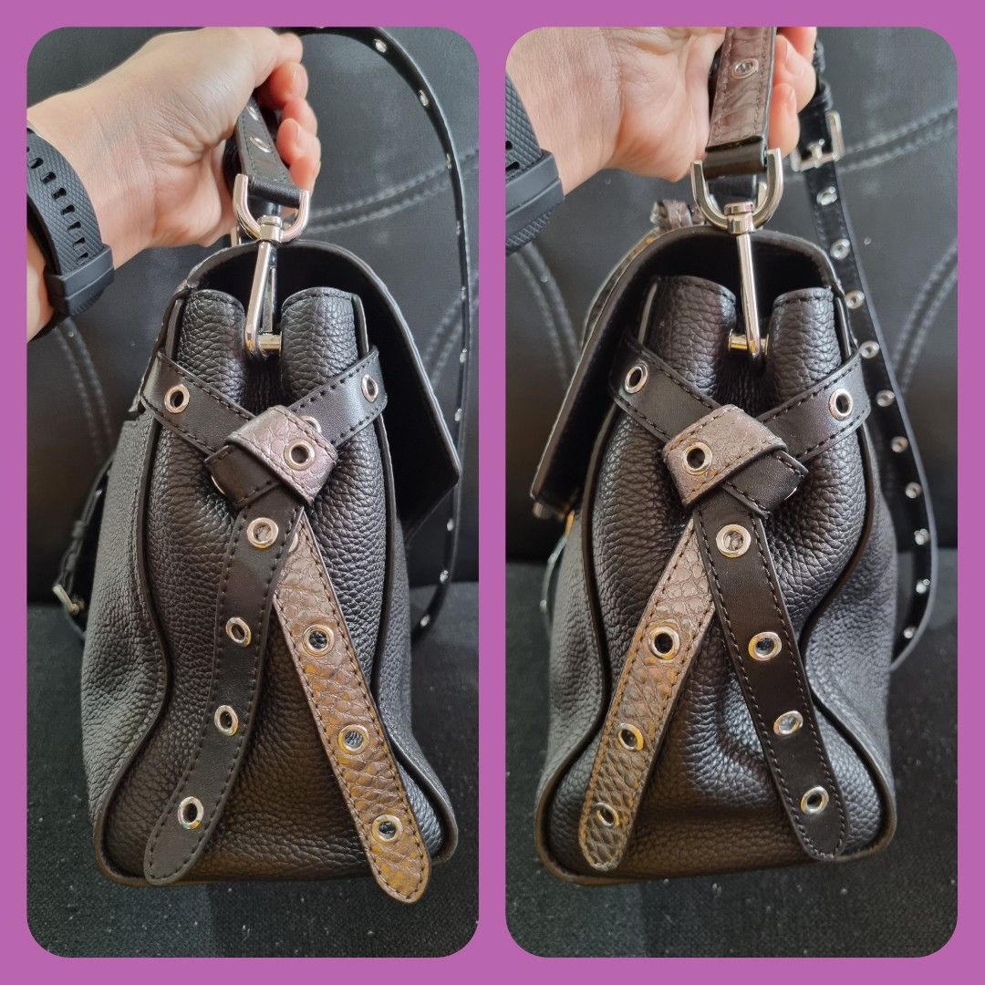 Michael Kors Pebble Leather Bristol Satchel Handbag Bag 38S9XZKS2L for sale  online  eBay