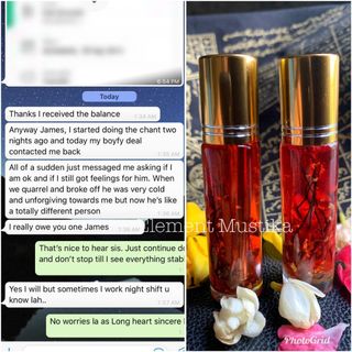 Salvage Relationship & Love Attraction Oil - 💯 Authentic 🔥Minyak Pengasih | Charming | Attractiveness | Magnetism | Sex Appeal | Confidence | Self Esteem | Love Life Improvements | Career Enhancement Collection item 1