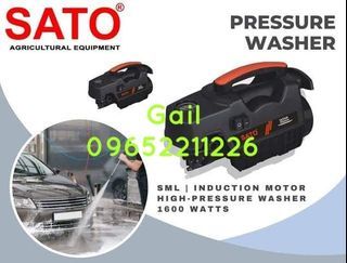 SATO 1600W INDUCTION MOTOR PRESSURE WASHER