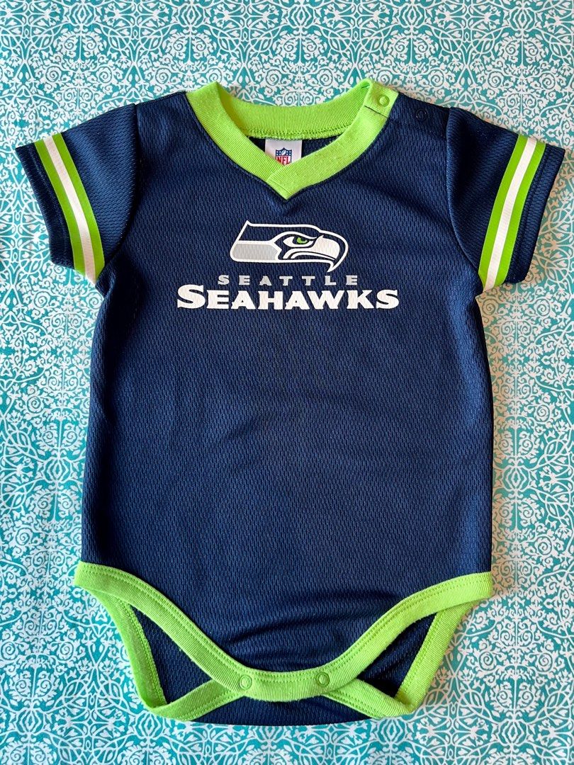 Seahawks jersey baby onesie - Size 6-12months, Babies & Kids, Babies & Kids  Fashion on Carousell