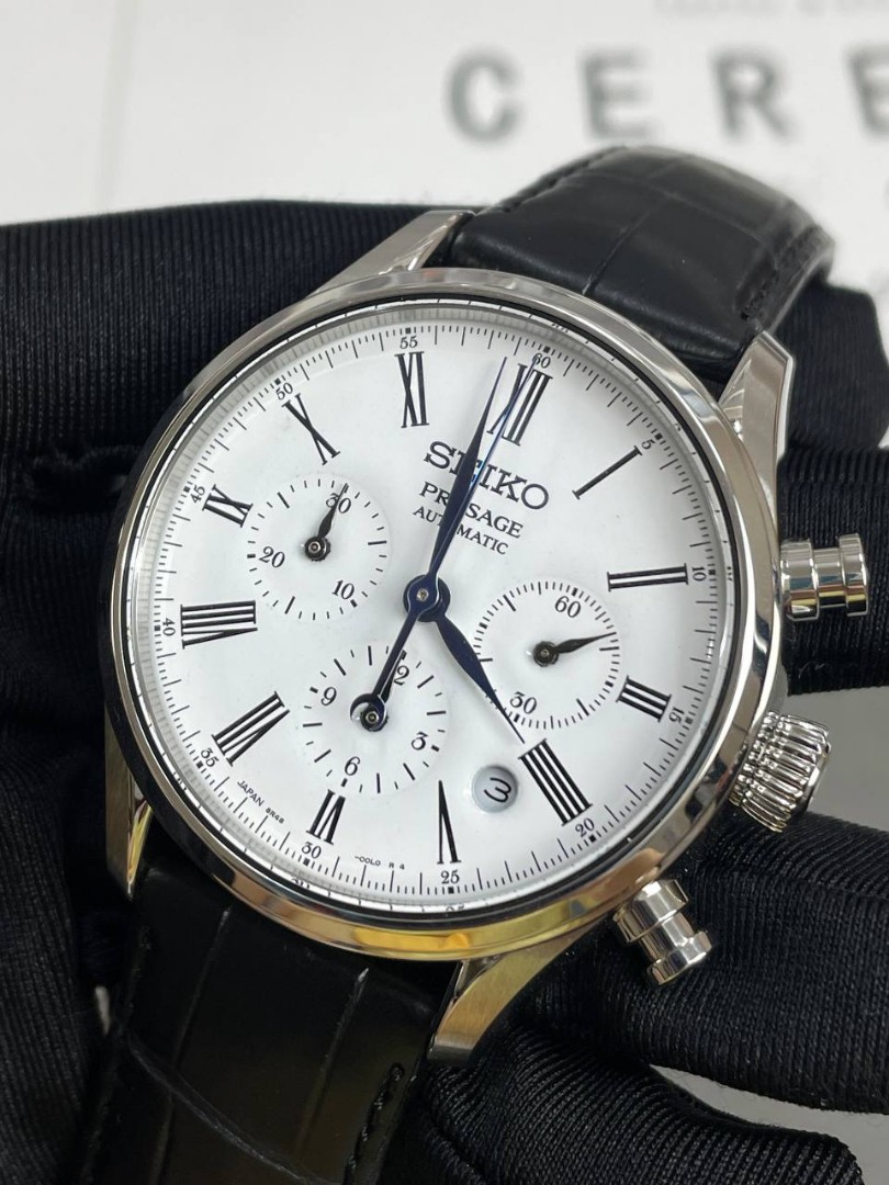 Seiko presage automatic chronograph, Men's Fashion, Watches & Accessories,  Watches on Carousell