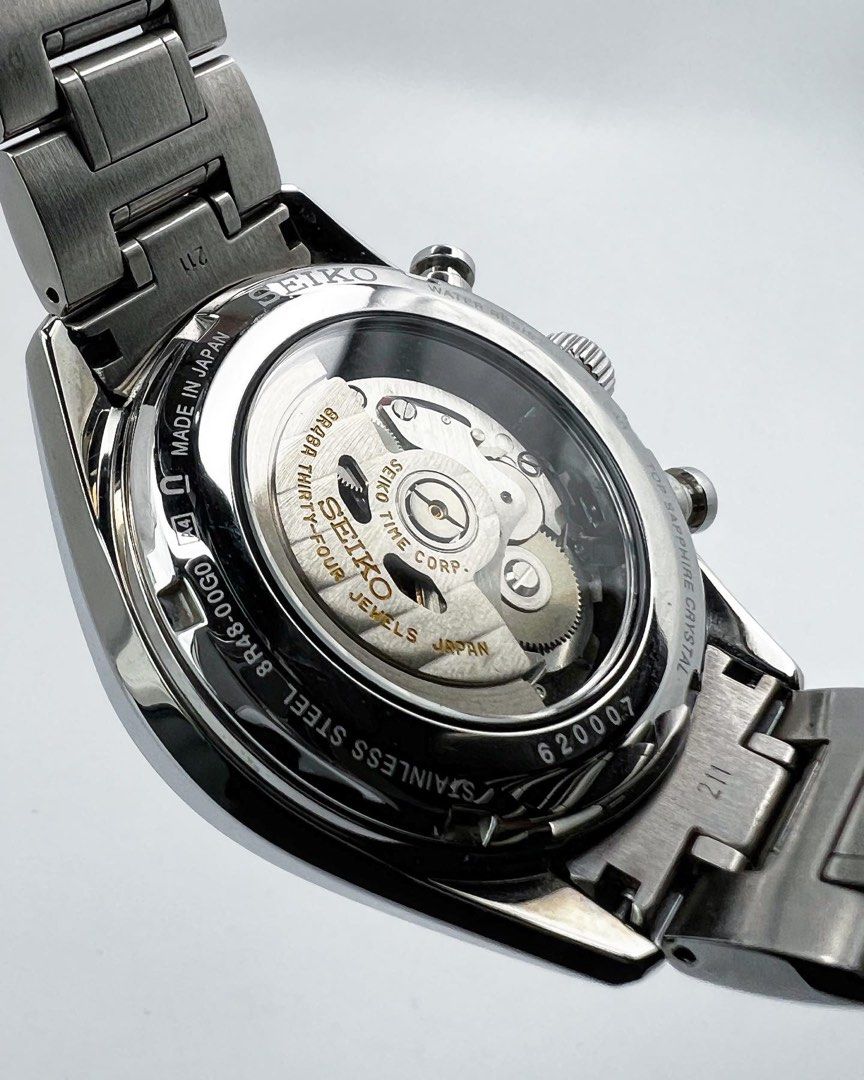 Seiko Presage Automatic Chronograph Sark007 8R Brightz, Men's Fashion ...