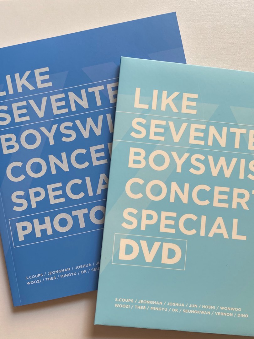 Seventeen Boyswish Concert DVD and Photobook - official on Carousell