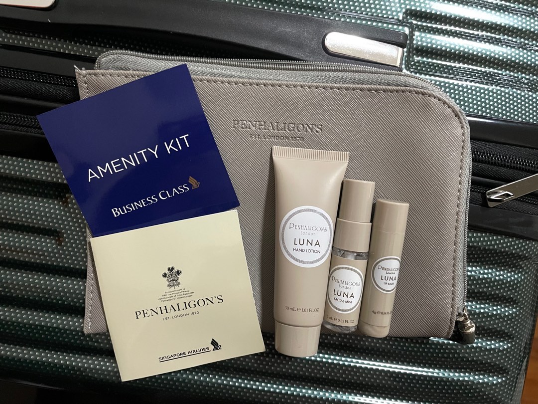 Singapore Airlines SQ Business Class Amenity Kit Penhaligon’s Hand