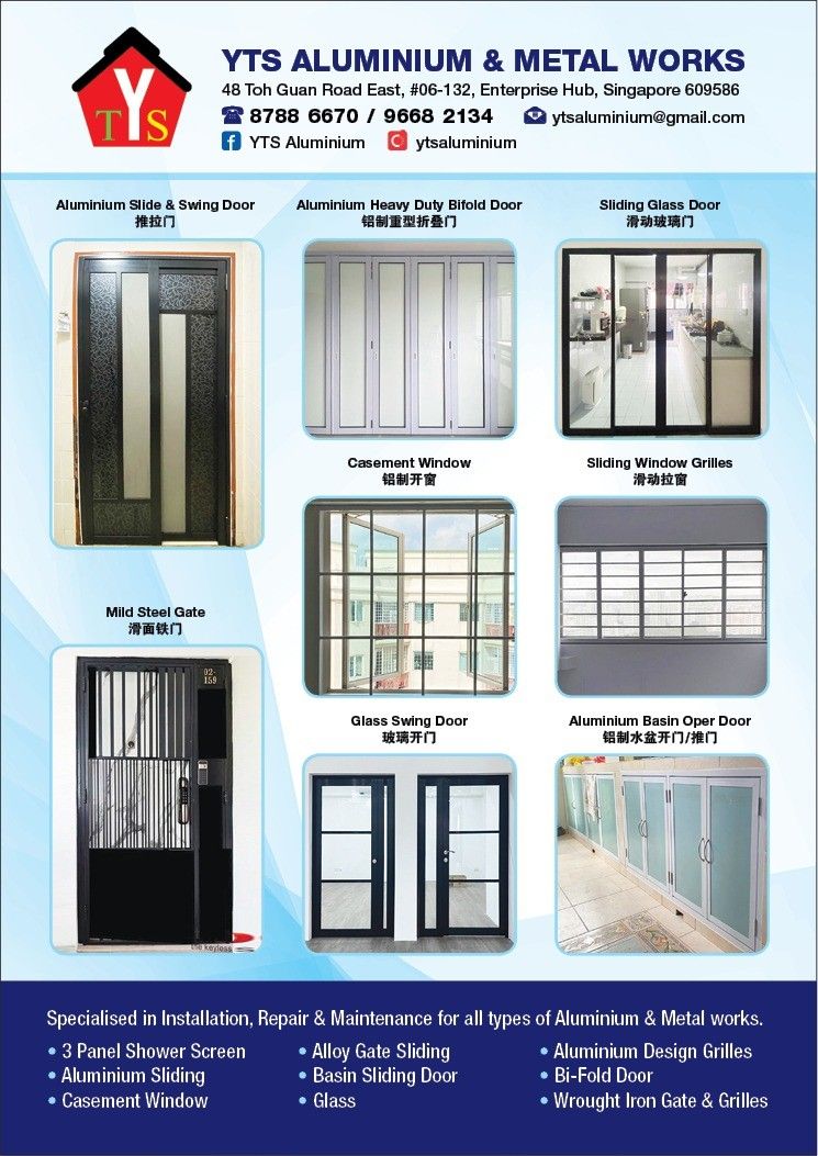 Sliding door,Heavy duty,glass swing door, Home Services, Renovations