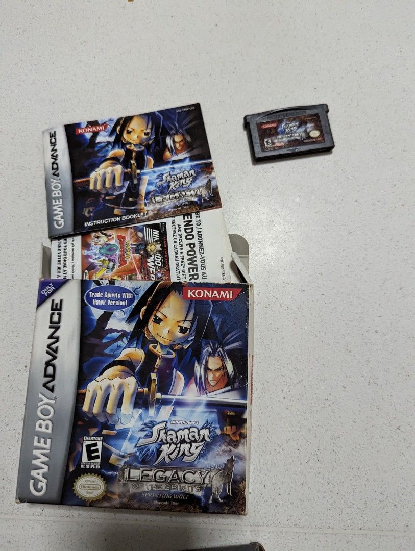 Shaman King Legacy of the Spirits Soaring Hawk Game Boy Advance USADO -  Fenix GZ - 16 anos no mercado!
