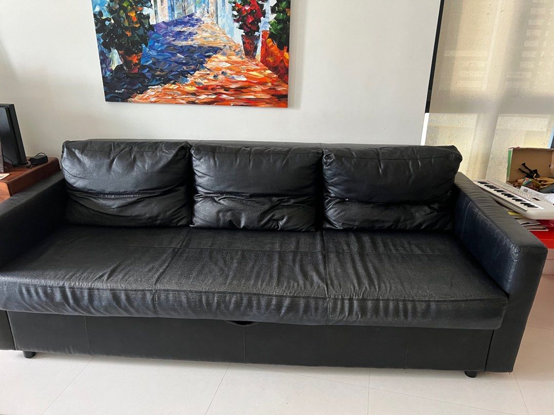 Sofa bed used, Furniture & Home Living, Furniture, Sofas on Carousell