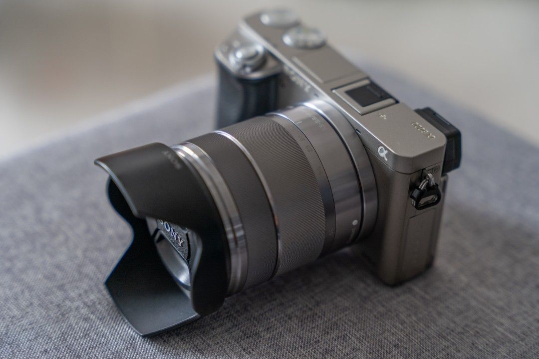 Sony A6000 full set with 1855 Kit Lens, Photography, Cameras on Carousell