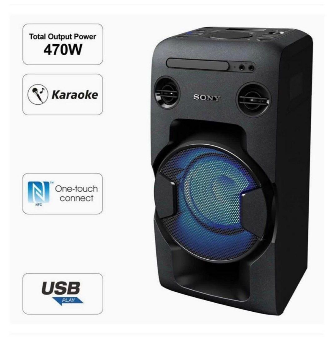 Sony Portable MHCV11 compact audio system, TV & Home Appliances, TV