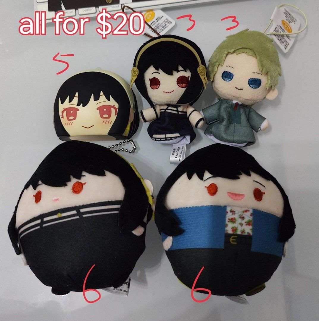 spy x family merch (Fuwa Kororin, squishy, finger puppet), Hobbies