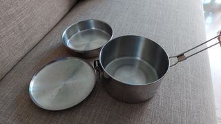 Stainless steel round lunch box