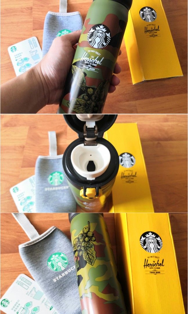 Starbucks X Herschel Tumbler, Furniture & Home Living, Kitchenware