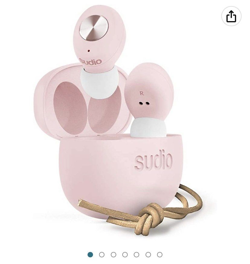 Sudio hotsell pink earbuds