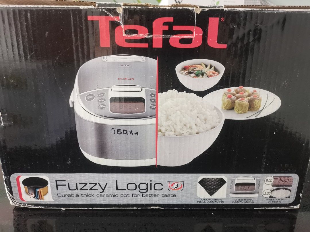 Tefal Rice Cooker fuzzy logic (1.5L), TV & Home Appliances, Kitchen