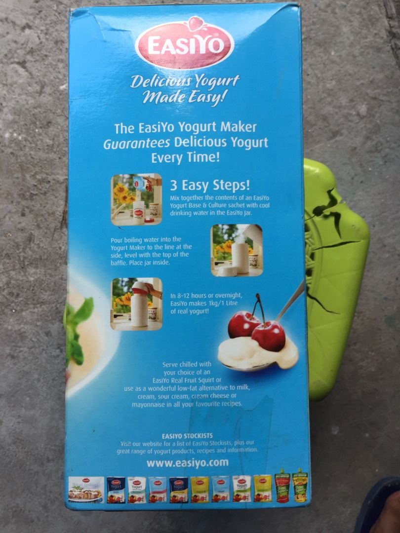 Sale!!!!! The EasiYo Real Yogurt Maker on Carousell