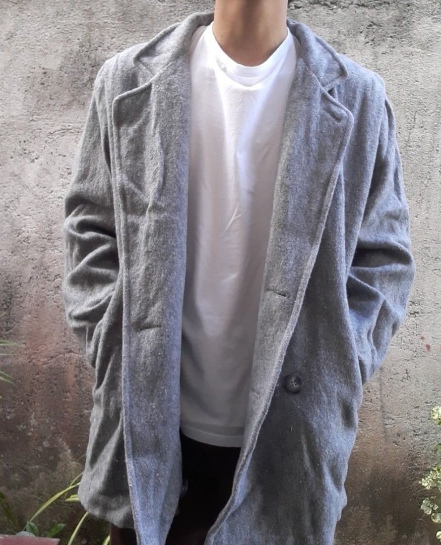 DISCOUNTED Thrifted 1980 s Herman Kay Coat Double Breasted Wool