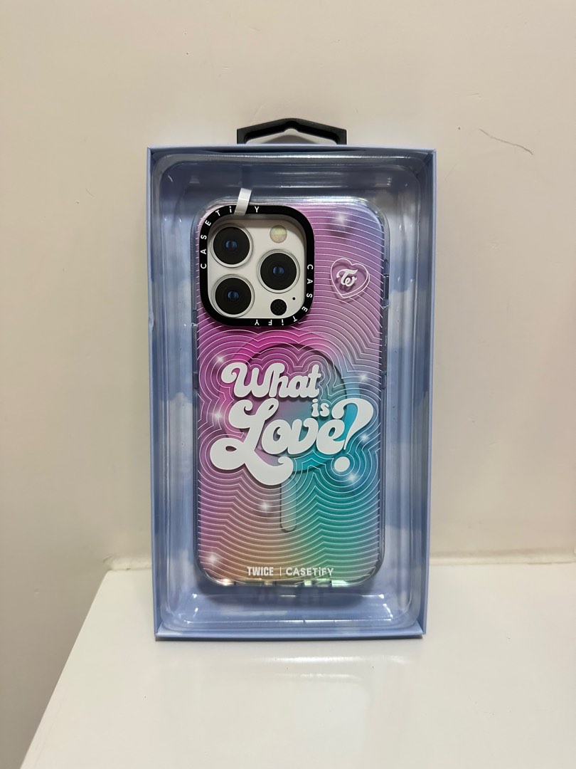 TWICE x CASETiFY What is Love? iPhone 14Pro MagSafe Clear Case