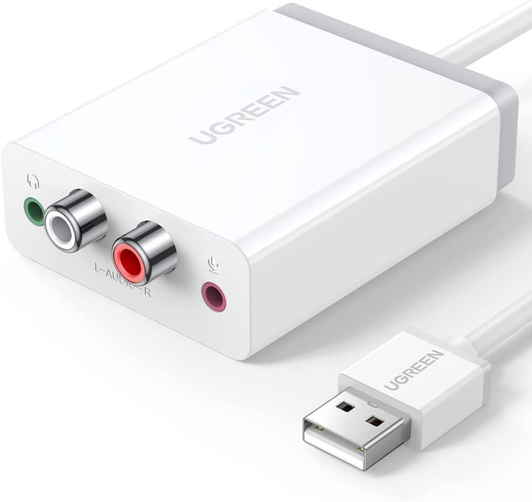 Adattatore Audio USB Esterno 2-in-1 – Plug & Play, Stereo, Per Cuffie E Microfono Su PC E Laptop