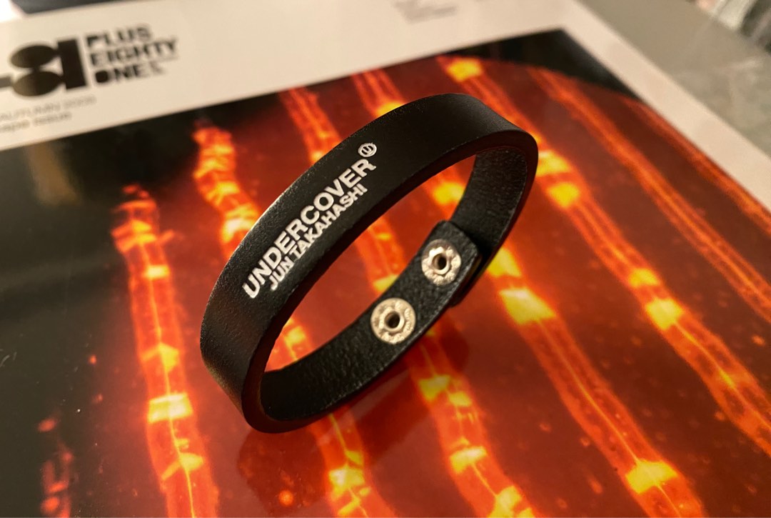 Undercover outlet leather bracelet