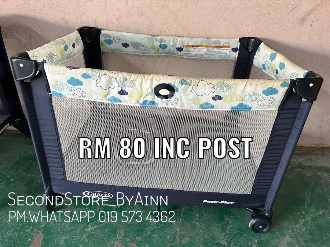 Used Graco Playpen, Babies & Kids, Baby Nursery & Kids Furniture, Cots