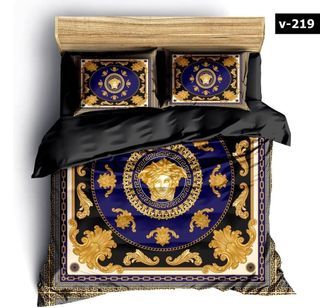 versace bedding sheet set cotton