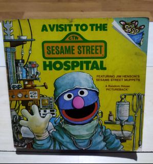 1985 Sesame street a visit to the hospital book